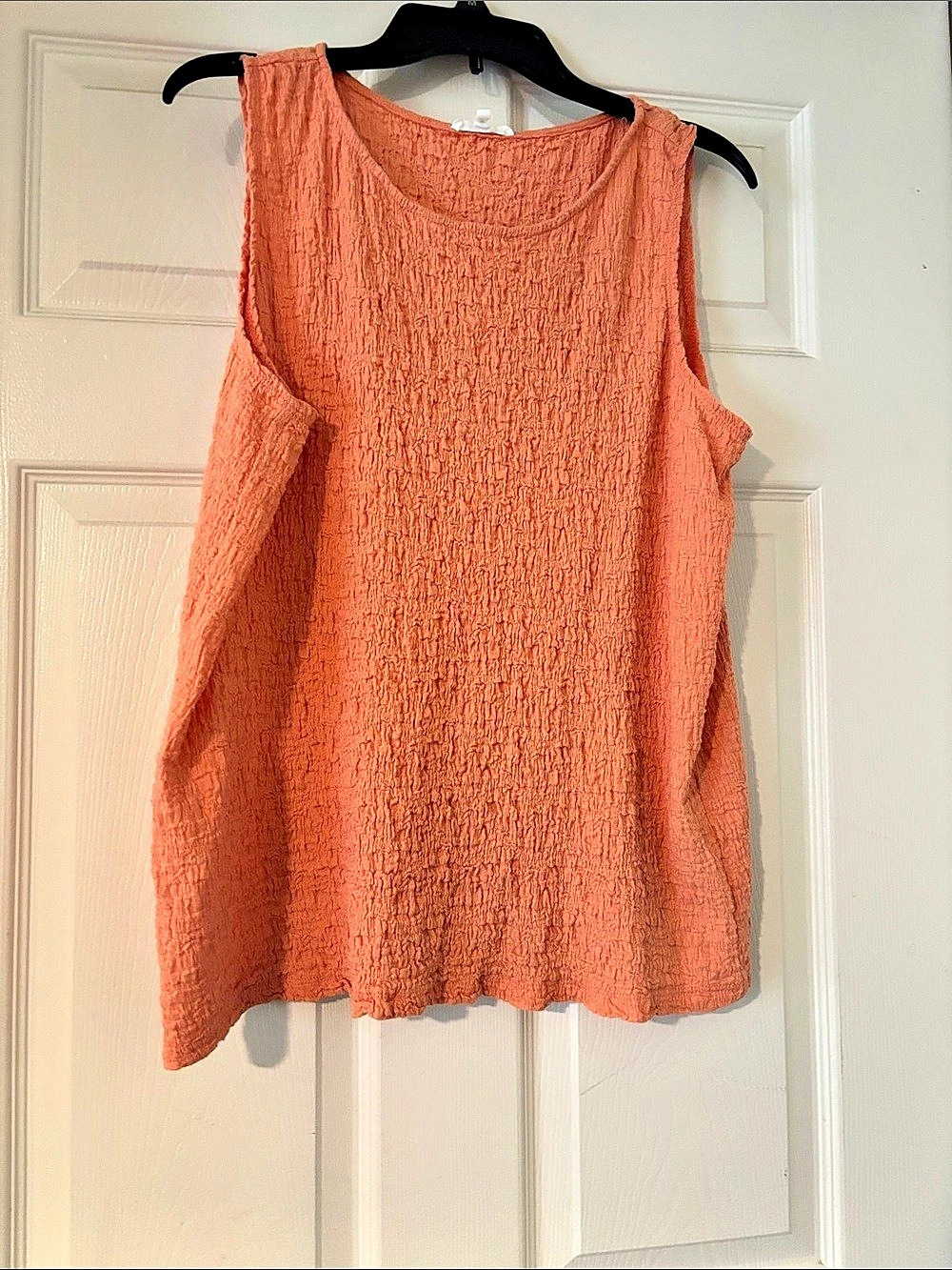 maurices Textured Tank Top in Orange Size Medium Like New